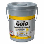 GOJO Gojo 6396-06 Scrubbing Towel, 12 in L, 10-1/2 in W, Clear/Light Yellow AUTOMOTIVE GOJO