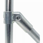 MAKER PIPE Maker Pipe 45 Degree Connector In Silver For 3/4" EMT Conduit Modular Building System ELECTRICAL MAKER PIPE