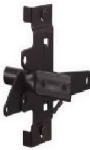 ASSA ABLOY AMERICAS RESIDENTIALI NC Black Post Mounting Gate Latch HARDWARE & FARM SUPPLIES ASSA ABLOY AMERICAS RESIDENTIALI NC