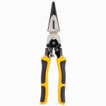 STANLEY TOOLS Compound Action Long Nose Pliers, 8 In.