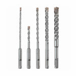 ROBERT BOSCH TOOL GROUP 5-Pc. Bulldog Rotary Hammer Bit Set, SDS