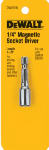 DEWALT ACCESSORIES Magnetic Hex Socket Driver, 1/4 x 1-7/16 In. TOOLS DEWALT ACCESSORIES