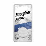 ENERGIZER BATTERY Energizer ECR2450BP Coin Cell Battery, 3 V Battery, 620 mAh, Lithium, Manganese Dioxide ELECTRICAL ENERGIZER BATTERY