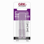 GRK FASTENERS GRK Fasteners 187435 Drive Bit, T20 Drive, Star Drive, Hex Shank, 2 in L, Steel HARDWARE & FARM SUPPLIES GRK FASTENERS
