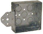 RACO INCORPORATED B Bracket Square Electrical Box, 1-1/2 x 4 In. Square ELECTRICAL RACO INCORPORATED