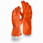 THE LIBMAN COMPANY Libman 1325 Premium Reusable Gloves, L, 13 in L, Latex, Orange CLEANING & JANITORIAL SUPPLIES THE LIBMAN COMPANY