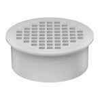 OATEY Oatey 43565 Floor Drain, PVC, Specifications: Snap-In Cover Design, Solvent Weld Connection, For: SCH 40 DWV PVC Pipes PLUMBING, HEATING & VENTILATION OATEY