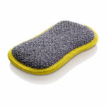 E-CLOTH INC e-cloth 10626Y Washing Up Pad, Polyamide/Polyester/Polyurethane Abrasive, 6 in L, 3-1/4 in W, Yellow CLEANING & JANITORIAL SUPPLIES E-CLOTH INC