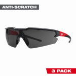 MILWAUKEE ELECTRIC TOOL CORP Safety Glasses, Tinted Anti-Scratch Lenses, 3-Pk. CLOTHING, FOOTWEAR & SAFETY GEAR MILWAUKEE ELECTRIC TOOL CORP