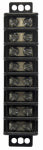 ECM INDUSTRIES LLC Terminal Block, 8-Circuit, 30A, 600V, 22-10 AWG