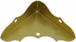 ASSA ABLOY AMERICAS RESIDENTIALI NC Brass Cabinet Corner, 4-Pk.