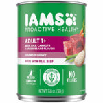 AMERICAN DISTRIBUTION & MFG Chunks Premium Dog Food, Tender Beef & Vegetables, 12.3 oz. Can
