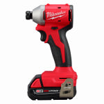 MILWAUKEE Milwaukee M18 3650-22CT Impact Driver Kit, Battery Included, 18 V, 1/4 in Drive, Hex Drive, 0 to 4900 ipm TOOLS MILWAUKEE