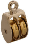 CAMPBELL CHAIN Campbell T7655212N Pulley, Single Sheave, 7/32 in Dia Eye, 5/16 in Rope, 55 lb Working Load, 1 in Sheave HARDWARE & FARM SUPPLIES CAMPBELL CHAIN