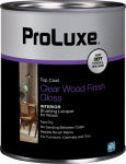 PROLUXE ProLuxe PLX010/04 Lacquer, Gloss, Liquid, Clear, 1 qt PAINT PROLUXE