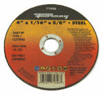 FORNEY Forney 71846 Cut-Off Wheel, 4 in Dia, 1/16 in Thick, 5/8 in Arbor, 46 Grit, Medium, Aluminum Oxide Abrasive TOOLS FORNEY