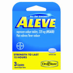 MIDWEST DISTRIBUTION Aleve Pain Reliever, 200mg, 3-Ct.