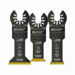 MILWAUKEE ELECTRIC TOOL CORP One Fit Storm Titanium Metal/Wood Oscillating Multi-Tool Blades, Variety 3-Pk. TOOLS MILWAUKEE ELECTRIC TOOL CORP