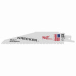 MILWAUKEE Milwaukee The WRECKER 48-00-5701 Reciprocating Saw Blade, 0.05 in W, 6 in L, 7/11 TPI, Bi-Metal Cutting Edge TOOLS MILWAUKEE