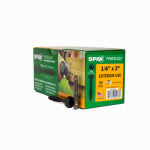 SPAX 1/4" x 3" Exterior Washer Head Structural Wood Lag Screws Powerlags Torx T-Star (50 EA)