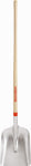 RAZOR-BACK Razor-Back 79806 Scoop Shovel, 11 in W Blade, 13-1/2 in L Blade, Aluminum Blade, Hardwood Handle, Long Handle LAWN & GARDEN RAZOR-BACK