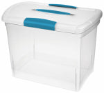 STERILITE Sterilite ShowOffs 18768606 Storage Box, Clear, 15-1/4 in L, 9-3/4 in W, 11-1/2 in H HOUSEWARES STERILITE