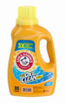 CHURCH & DWIGHT Liquid Laundry Detergent Plus Oxi Clean, Fresh Scent, 45.5 oz.