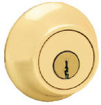 ASSA ABLOY AMERICAS RESIDENTIALINC. Security Double-Cylinder Deadbolt, Polished Brass