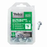 ITW BRANDS #14 x 3/4" Hex Washer Head Drill Point Metal-to-Metal Screws 70-Ct.