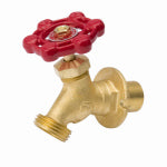 B&K LLC Sillcock, Solder, Brass, 1/2 & 3/4 x 3/4 In. Hose