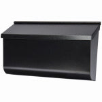 SOLAR GROUP Gibraltar Mailboxes Woodlands L4010WB0 Mailbox, 450 cu-in Capacity, Galvanized Steel, Textured Powder-Coated, Black HARDWARE & FARM SUPPLIES SOLAR GROUP