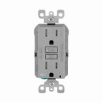 LEVITON MFG CO GRY 15A-125V GCFI ELECTRICAL LEVITON MFG CO
