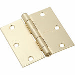 ASSA ABLOY AMERICAS RESIDENTIALI NC Door Hinge, Interior, Square-Edge, Satin Brass, 3-1/2 In., 3-Pk. HARDWARE & FARM SUPPLIES ASSA ABLOY AMERICAS RESIDENTIALI NC
