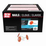 PRIMESOURCE BUILDING PROD. Grip-Rite 1-1/4" GRIP CAP-PLASTIC ROOFING