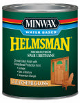 MINWAX Minwax Helmsman 630510444 Spar Varnish, Semi-Gloss, Crystal Clear, Liquid, 1 qt, Can PAINT MINWAX