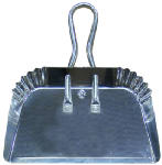 QUICKIE Quickie 428 Dustpan, 17 in L, 18 in W, Aluminum, Silver CLEANING & JANITORIAL SUPPLIES QUICKIE