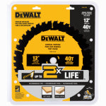 BLACK & DECKER/DEWALT Circular Saw Blade, Carbide-Tipped, 40-Tooth x 12 In.