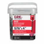 ITW BRANDS RSS 5/16-in x 4-in Structural Screw Black Exterior Wood Screws 100CT