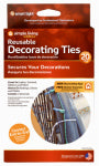 SIMPLE LIVING SOLUTIONS LLC 20CT Reusable Decor Tie