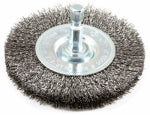 FORNEY Forney 72736 Wire Wheel Brush, 3 in Dia, 0.008 in Dia Bristle TOOLS FORNEY