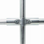 MAKER PIPE Maker Pipe 180 Degree Connector In Silver For 3/4" EMT Conduit Modular Building System ELECTRICAL MAKER PIPE