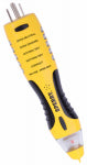 SPERRY Sperry Instruments VD7504GFI Tester, Functions: Voltage, Black/Yellow ELECTRICAL SPERRY