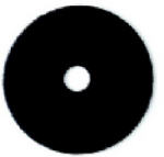 3M COMPANY Stripping Floor Pad, Black, 20 In.