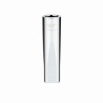MILWAUKEE Milwaukee 45-34-9139 Socket, 15 mm Socket, Deep Socket, 0.85 in OAL, 1/2 in Drive, 6-Point, Chrome Vanadium Steel TOOLS MILWAUKEE