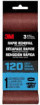 3M 3M 27394 Sanding Belt, 3 in W, 24 in L, 120 Grit, Aluminum Oxide Abrasive TOOLS 3M