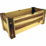 SYNDICATE HOME & GARDEN Rectangle Wood Planter, 16 x 7-In.