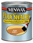 MINWAX Minwax 214204444 Waterbased Polyurethane Stain, Gloss, Liquid, Pecan, 0.5 pt, Can PAINT MINWAX