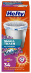 REYNOLDS CONSUMER PRODUCTS Small Drawstring Trash Bag, Fabuloso Scent, 4 Gallon, 34-Ct.