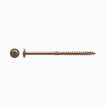 WESTERN BUILDERS SUPPLY 14 x 2" CTX Bronze T-25 Round Washer Head Construction Lag Screw, 100 Count Bucket HARDWARE & FARM SUPPLIES WESTERN BUILDERS SUPPLY