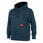 MILWAUKEE ELECTRIC TOOL CORP Freeflex Pullover Hooded Sweatshirt, Midweight, Blue, XL
